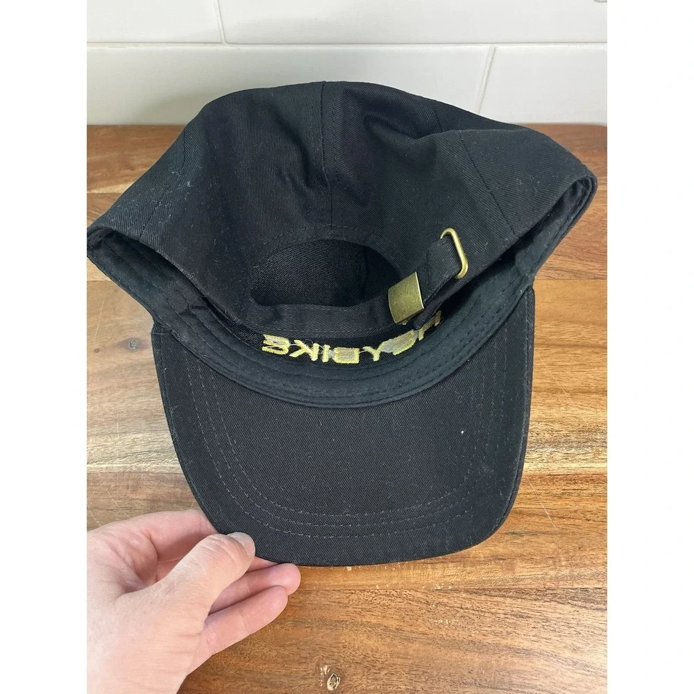 Heybike Slideback Hat Cap Black One Size Embroider Logo Adjustable‎ Outdoor NWOT